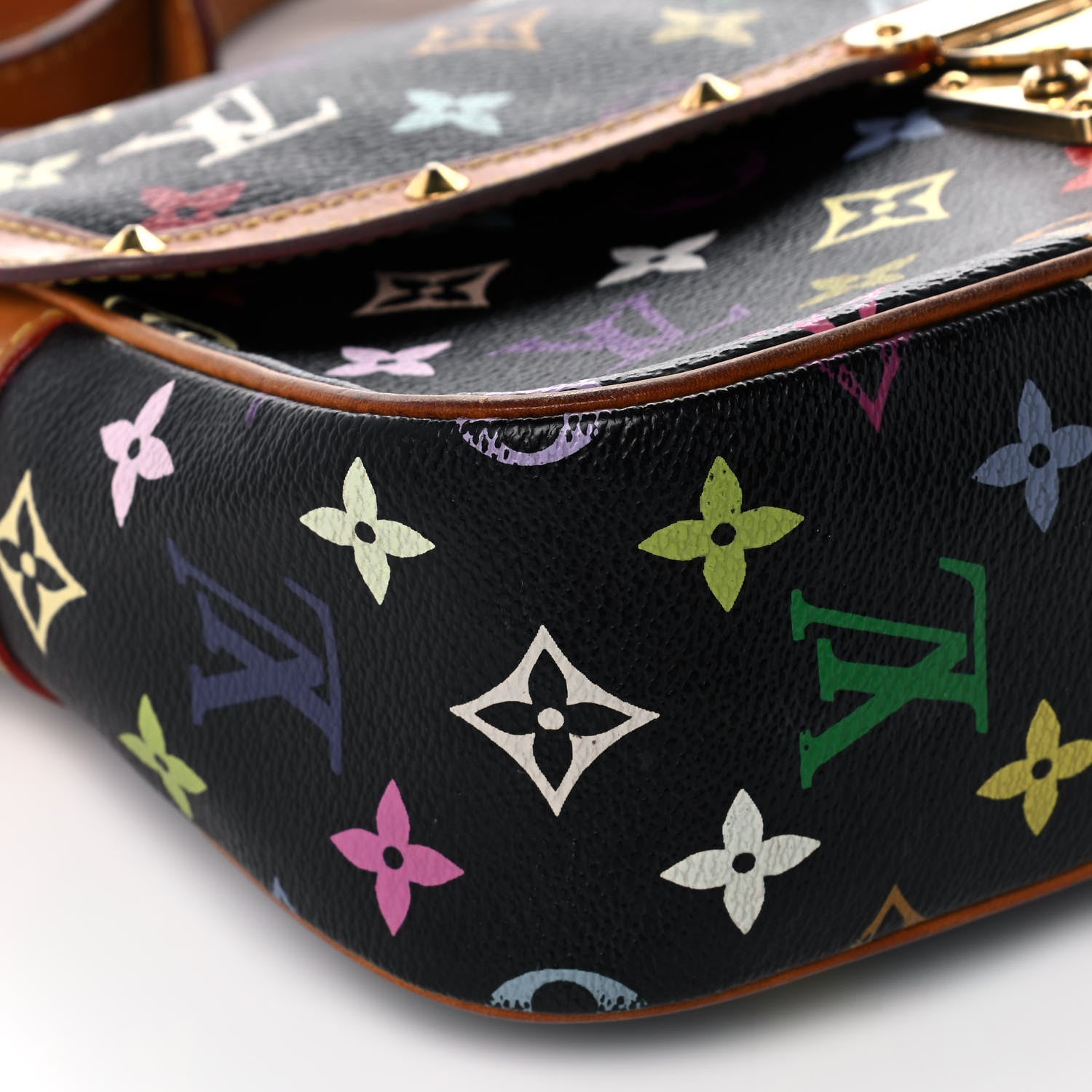 Louis Vuitton Monogram Multicolor Sologne Black 8 of 14