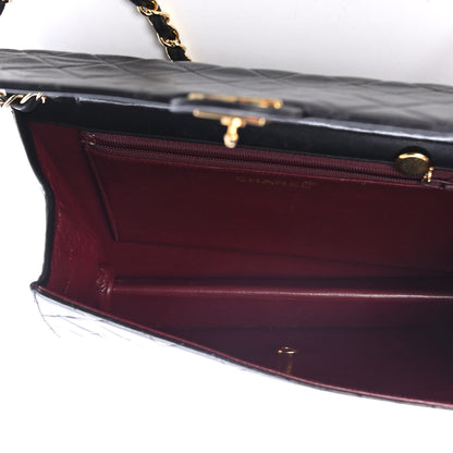 Chanel Lambskin Quilted Medium Single Flap Black 4 of 4