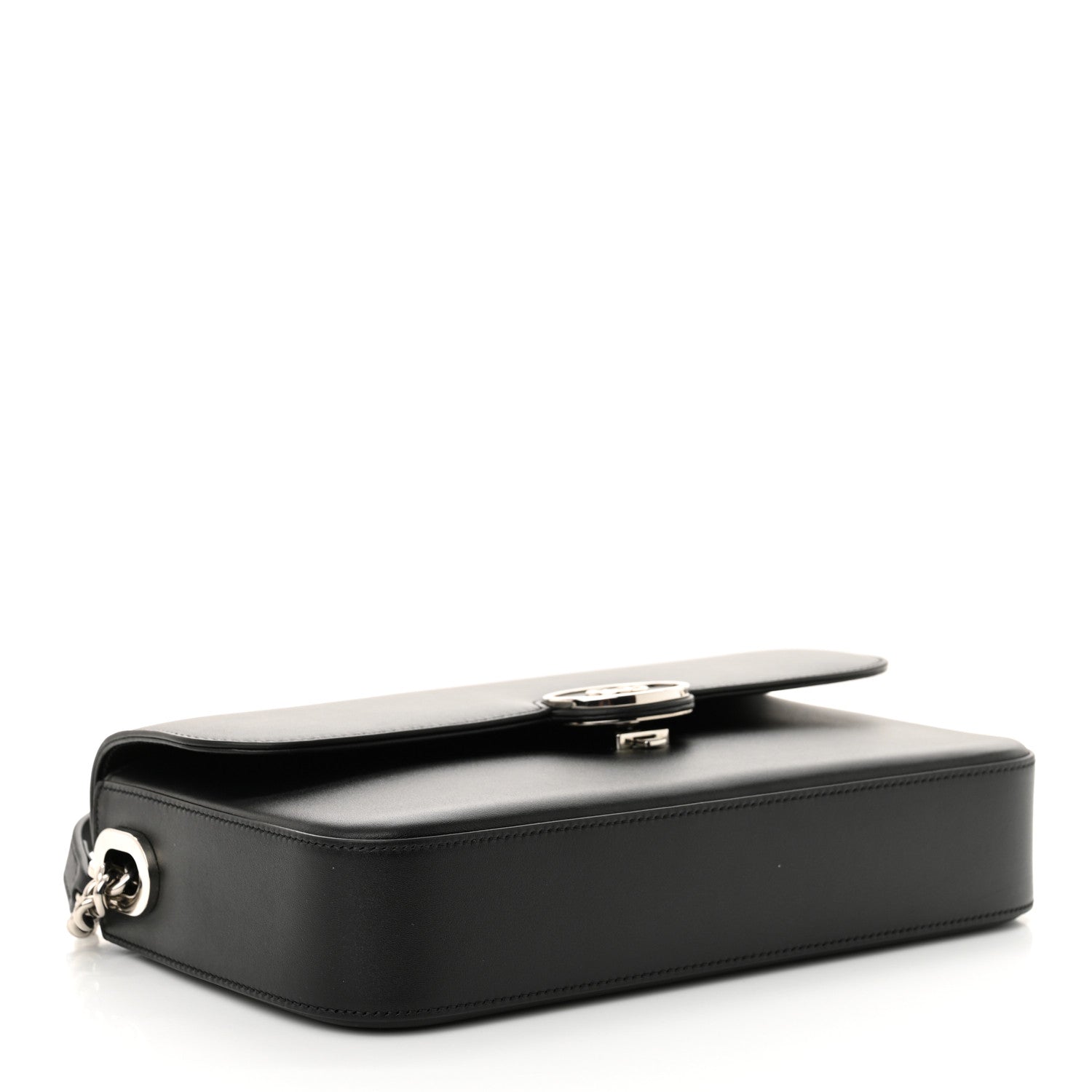 Gucci Senna Calfskin Petite GG Top Handle Shoulder Bag Black 4 of 10