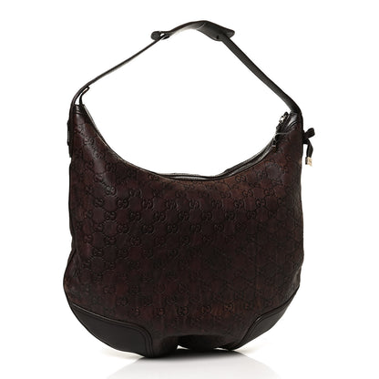 Gucci Guccissima Large Princy Hobo Dark Brown 3 of 14
