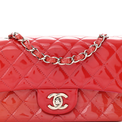 Chanel Patent Calfskin Quilted Mini Rectangular Flap Pink 8 of 10