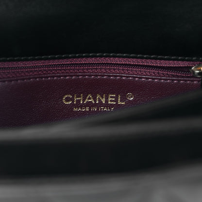 Chanel Lambskin Quilted Small Trendy CC Dual Handle Flap Bag Black 6 of 11