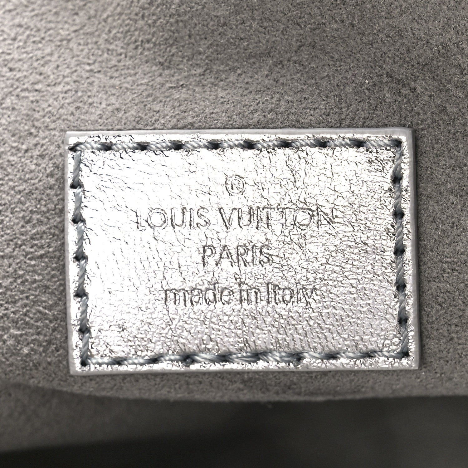 Louis Vuitton Satin Sequin Embroidered Monogram Coussin BB Silver 6 of 10