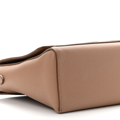Burberry Grainy Calfskin Note Crossbody Bag Beige 8 of 10