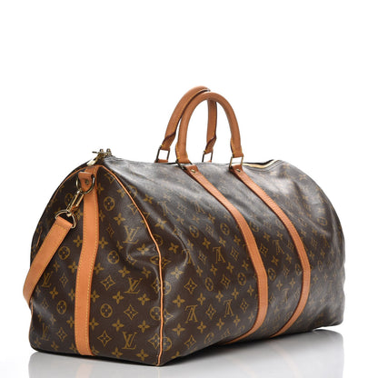 Louis Vuitton Monogram Keepall Bandouliere 55 4 of 10
