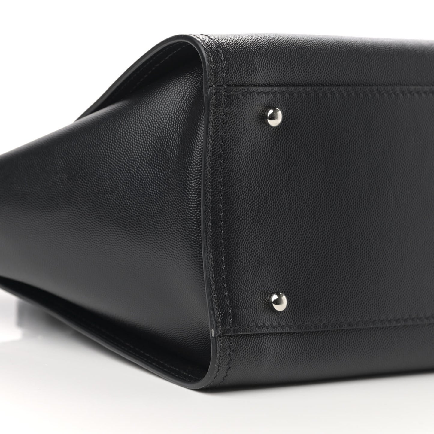 Caviar Small Studded Deauville Tote Black