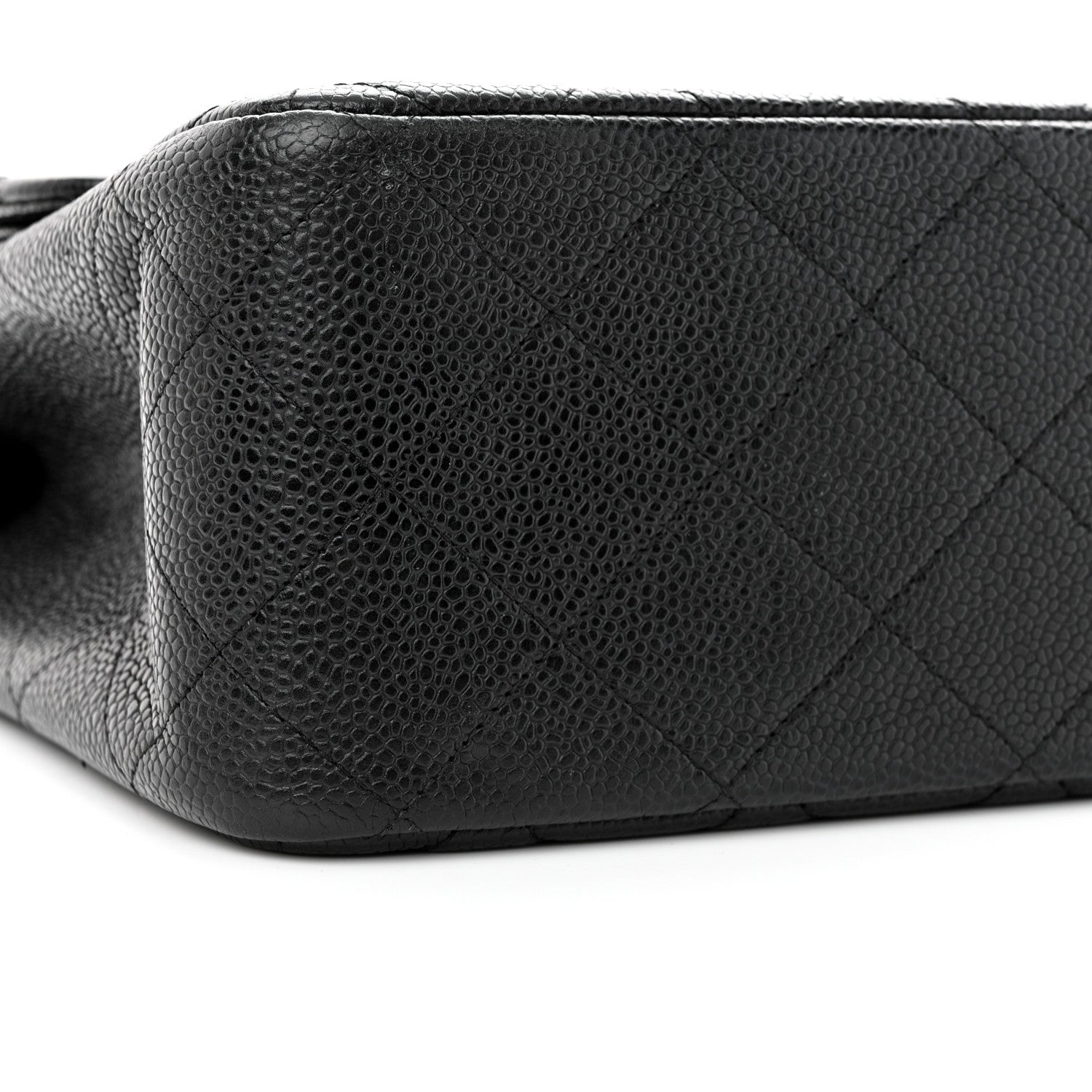 Chanel Caviar Quilted Jumbo Double Flap Black 9 of 12