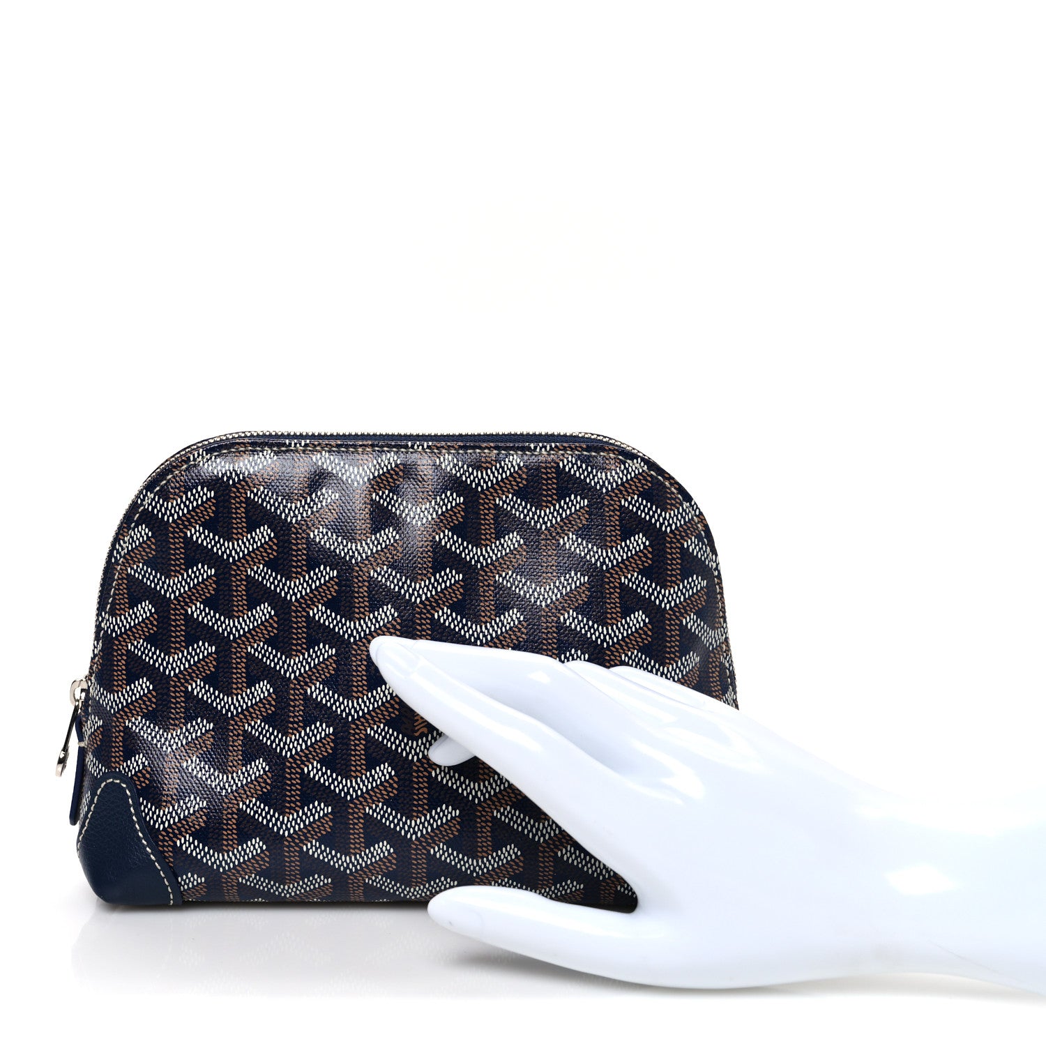 Goyard Goyardine Vendome Toiletry Pouch Navy 2 of 7