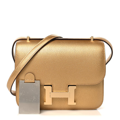 Hermes Metallic Chevre Chamkilight Constance 18 Doré 3 of 12