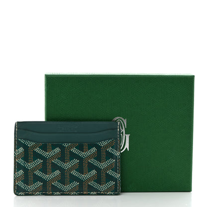 Goyard Goyardine Saint Sulpice Card Holder Green 10 of 10