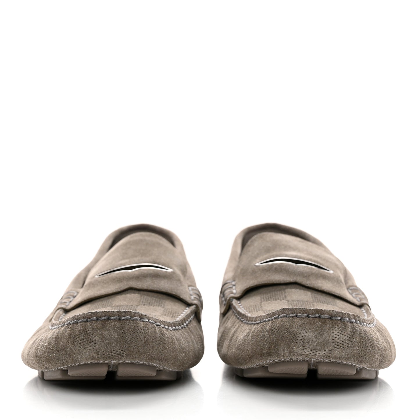 Mens Suede Monte Carlo Loafers 10 Beige