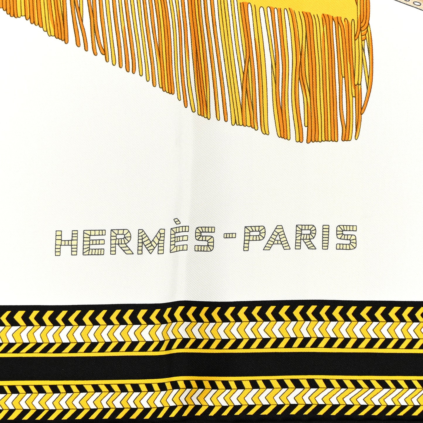 Silk Selle Des Steppes Scarf 90 White Or Black
