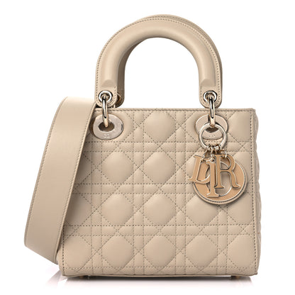 Christian Dior Lambskin Cannage Small My ABC Lady Dior Beige 1 of 9