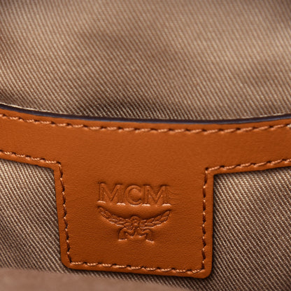 MCM Visetos Crossbody Camera Bag Cognac 9 of 17