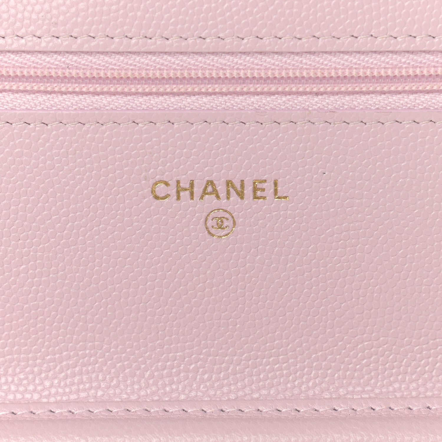 Chanel Caviar Quilted Wallet On Chain WOC Light Pink 6 of 19
