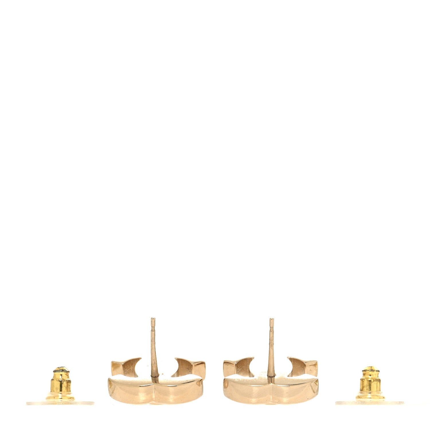 Chanel Metal CC Turnlock Earrings Gold 3 of 5
