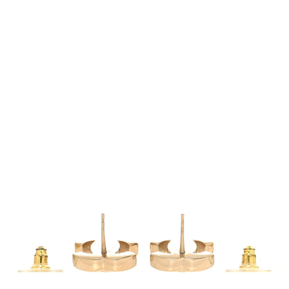 Chanel Metal CC Turnlock Earrings Gold 3 of 5