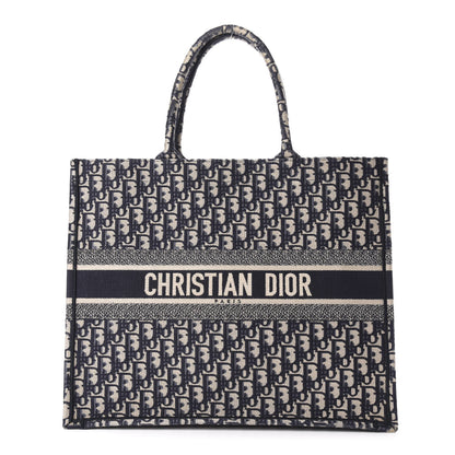 Christian Dior Oblique Book Tote Blue Multicolor 1 of 11