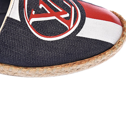Louis Vuitton Canvas Postcard Espadrille Flats 36.5 14 of 15