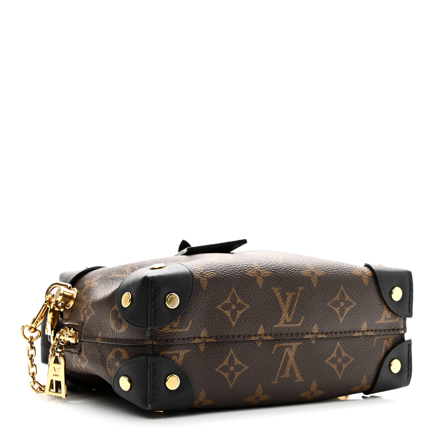 Louis Vuitton Monogram Petite Malle Souple Black 4 of 9