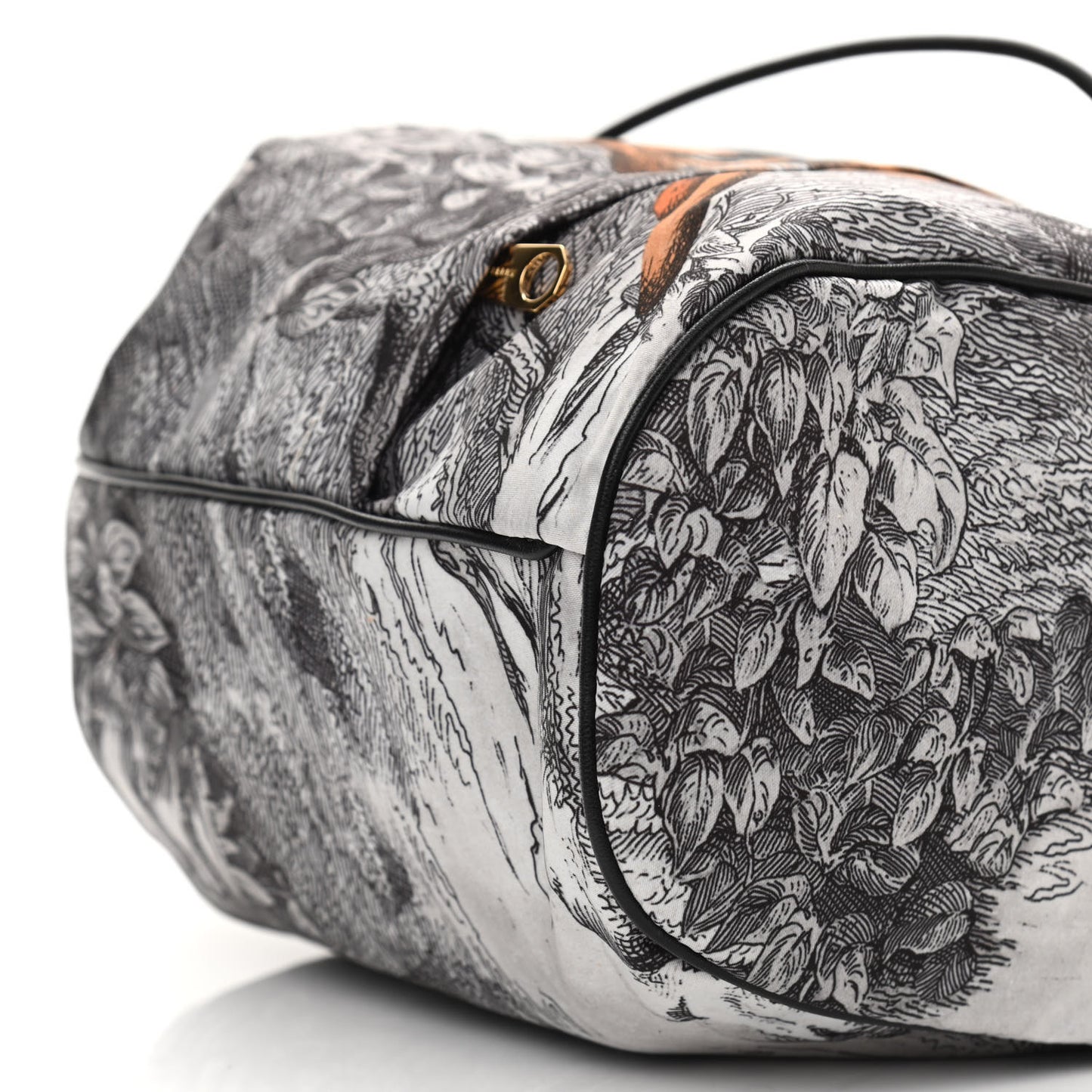 Nylon Deer Print Drawstring Bucket Bag Multicolor