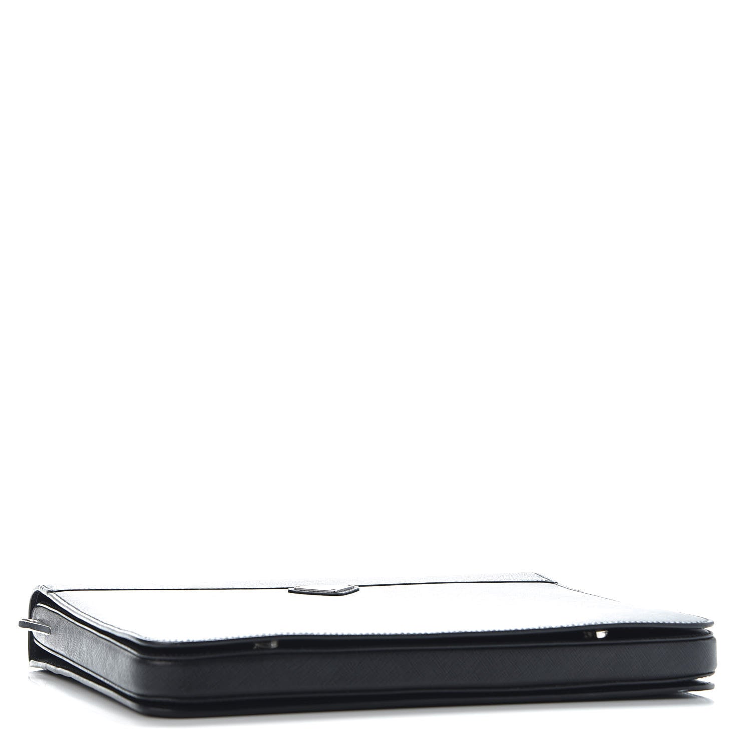 Prada Saffiano Travel Briefcase Black 3 of 9