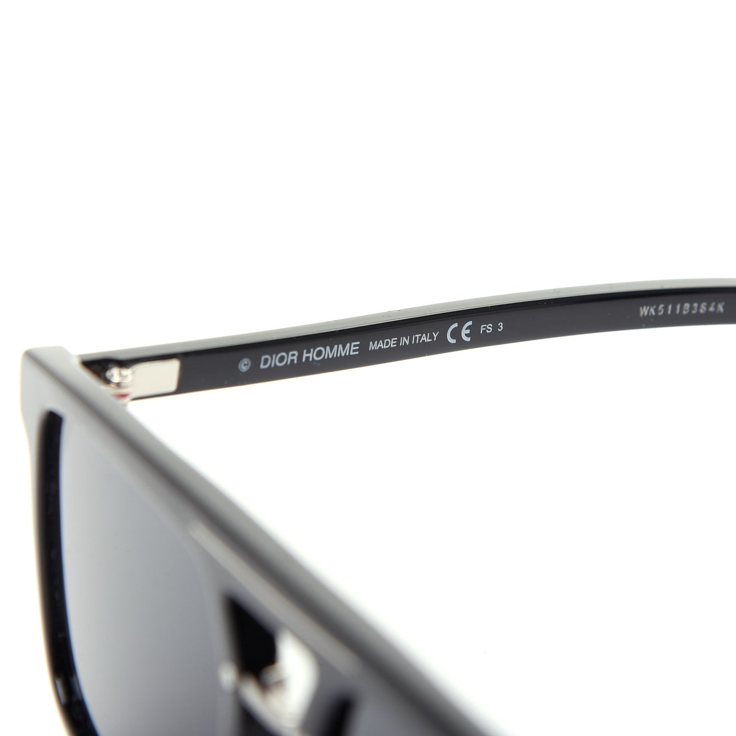 Acetate Black Tie Sunglasses 262S Black