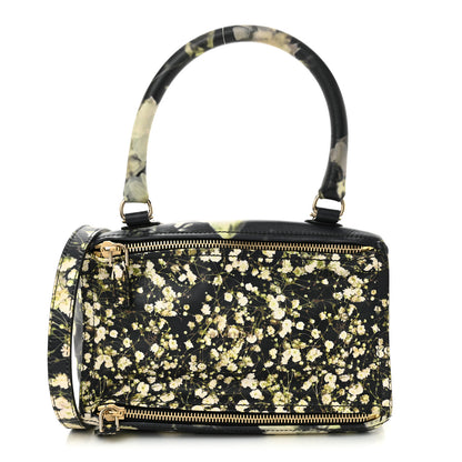 Givenchy Lambskin Baby's Breath Print Medium Pandora Black 1 of 11