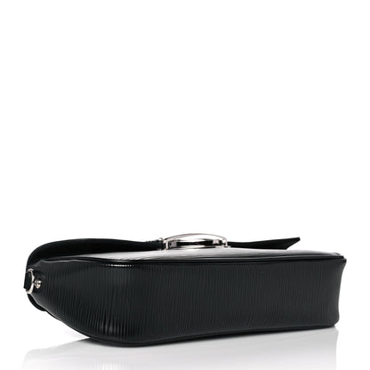 Louis Vuitton Epi Montaigne Clutch Black 4 of 8
