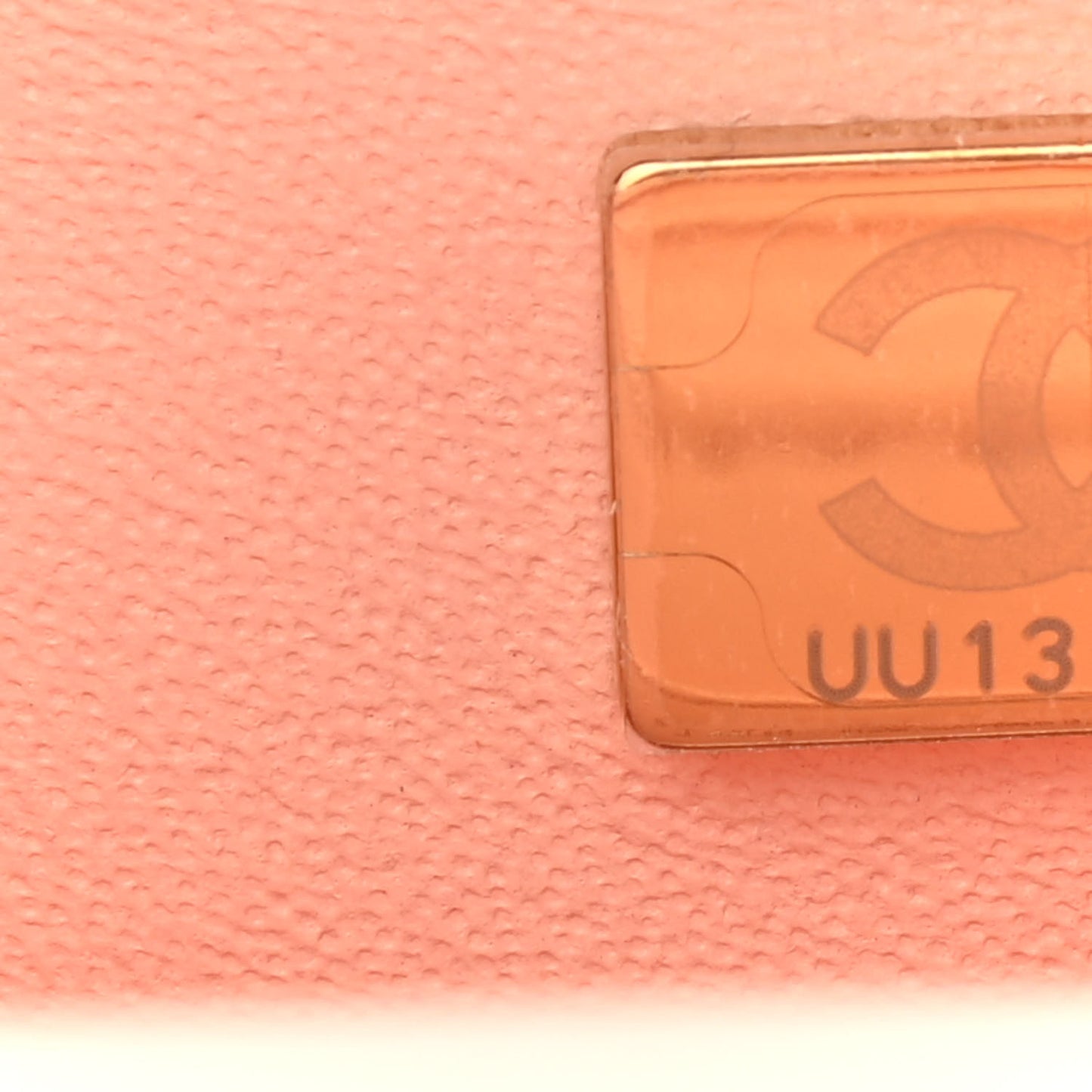 Lambskin Quilted Mini Rectangular Flap Light Pink