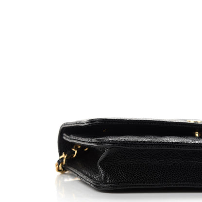 Chanel Caviar Quilted Wallet On Chain WOC Black 5 of 10
