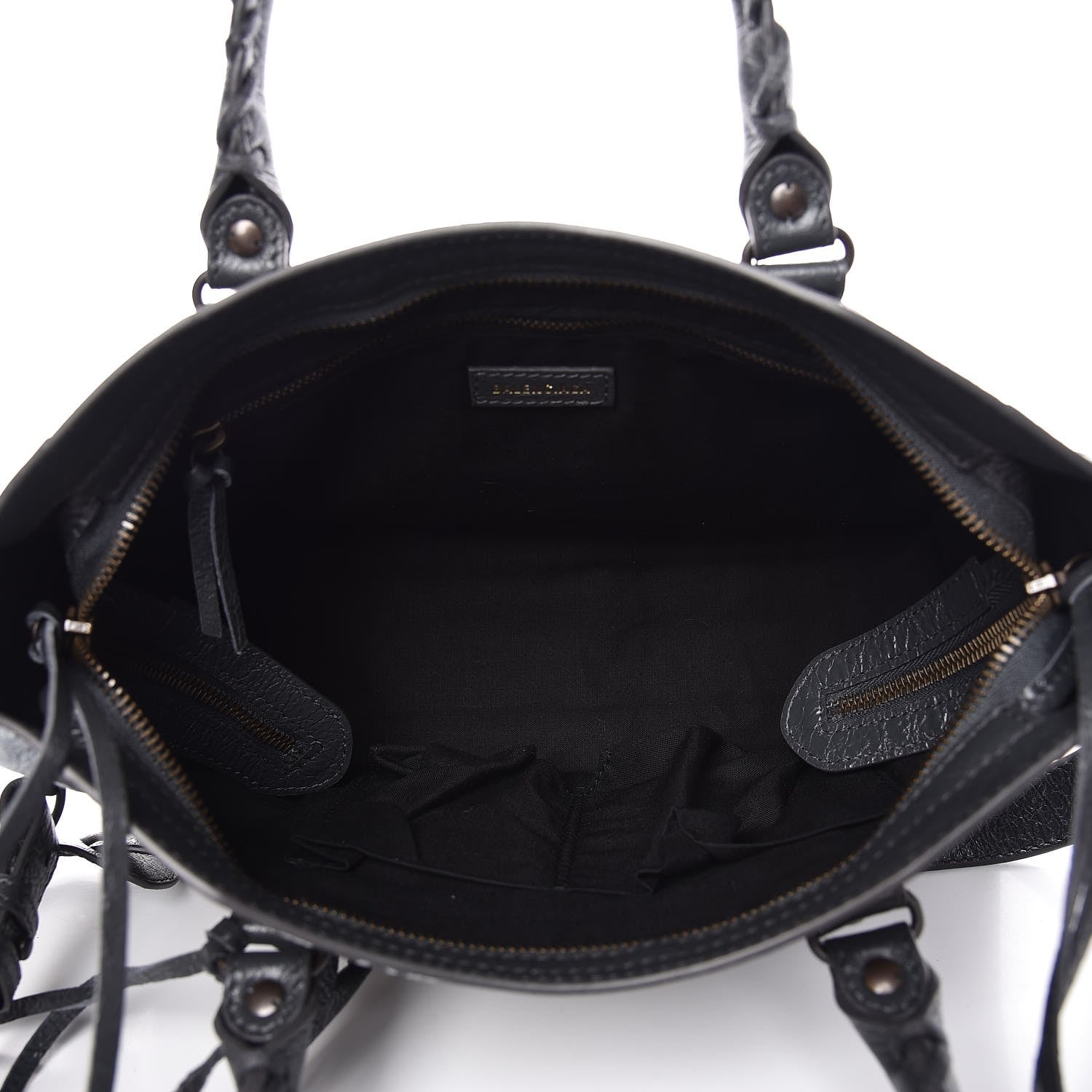 Balenciaga Agneau Arena Graffiti All Over Classic Hardware S City Gris Fossile White 5 of 7