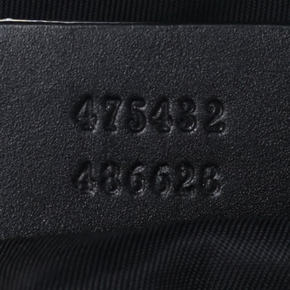 Gucci GG Supreme Monogram Web Flap Messenger Bag Black 7 of 12
