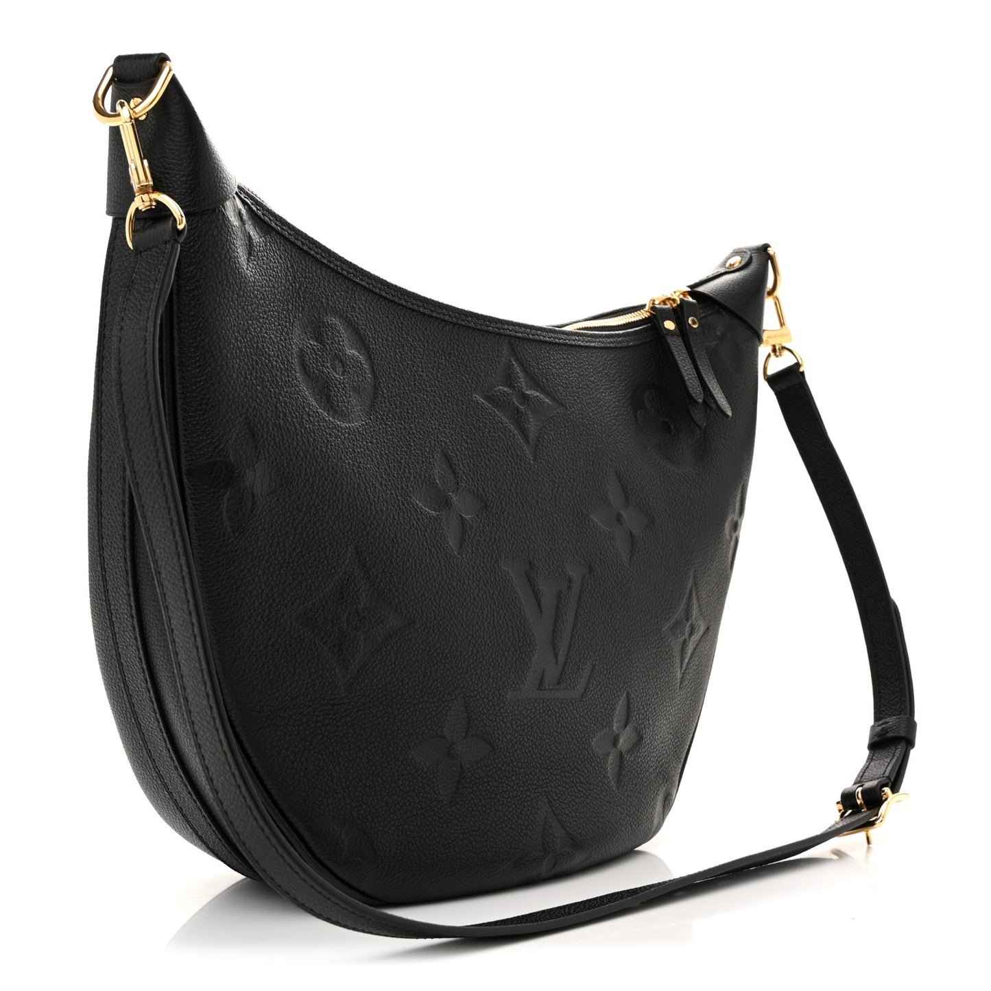 Empreinte Monogram Giant Loop Hobo Black