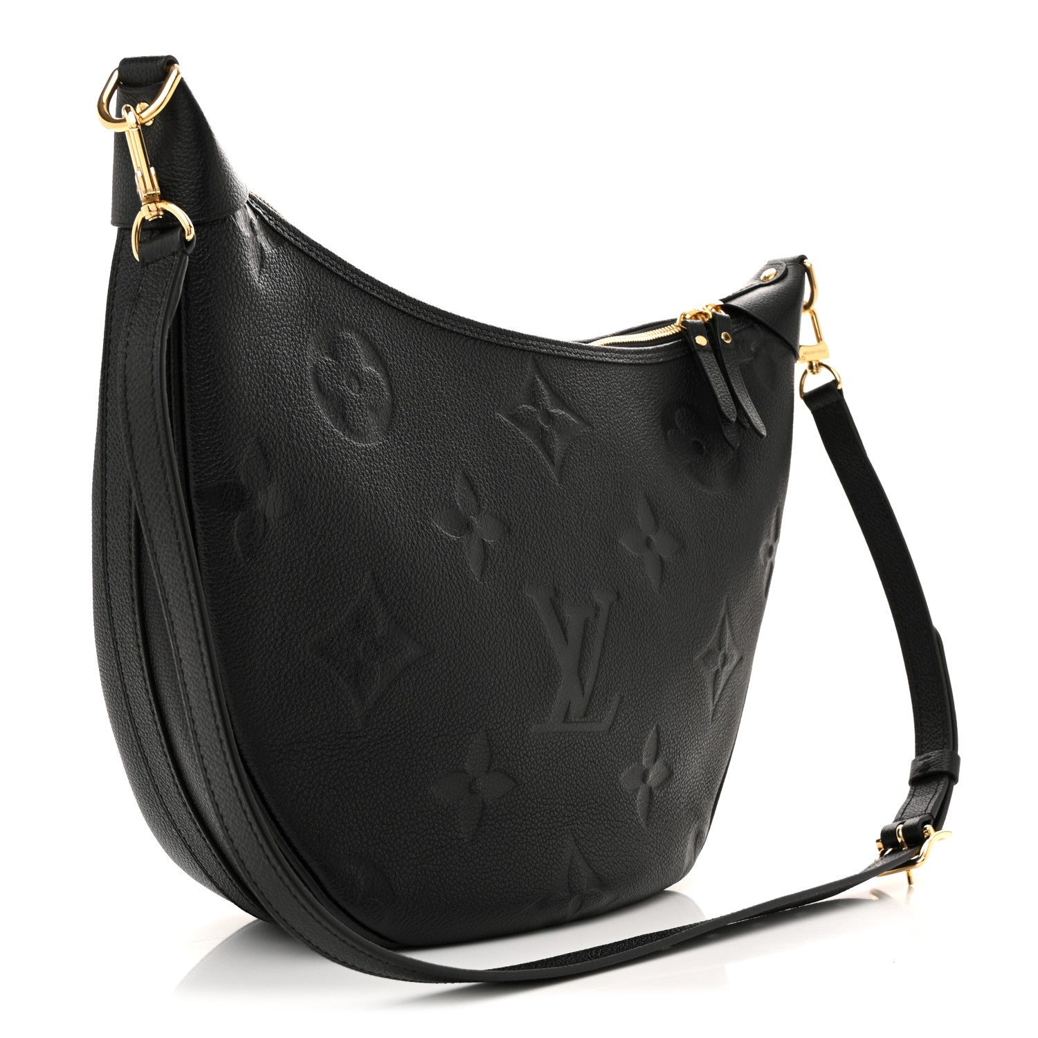 Louis Vuitton Empreinte Monogram Giant Loop Hobo Black 3 of 10