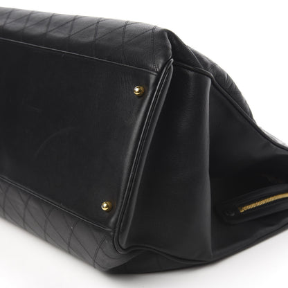 Chanel Calfskin Stitched Shopper Tote Black 9 of 10
