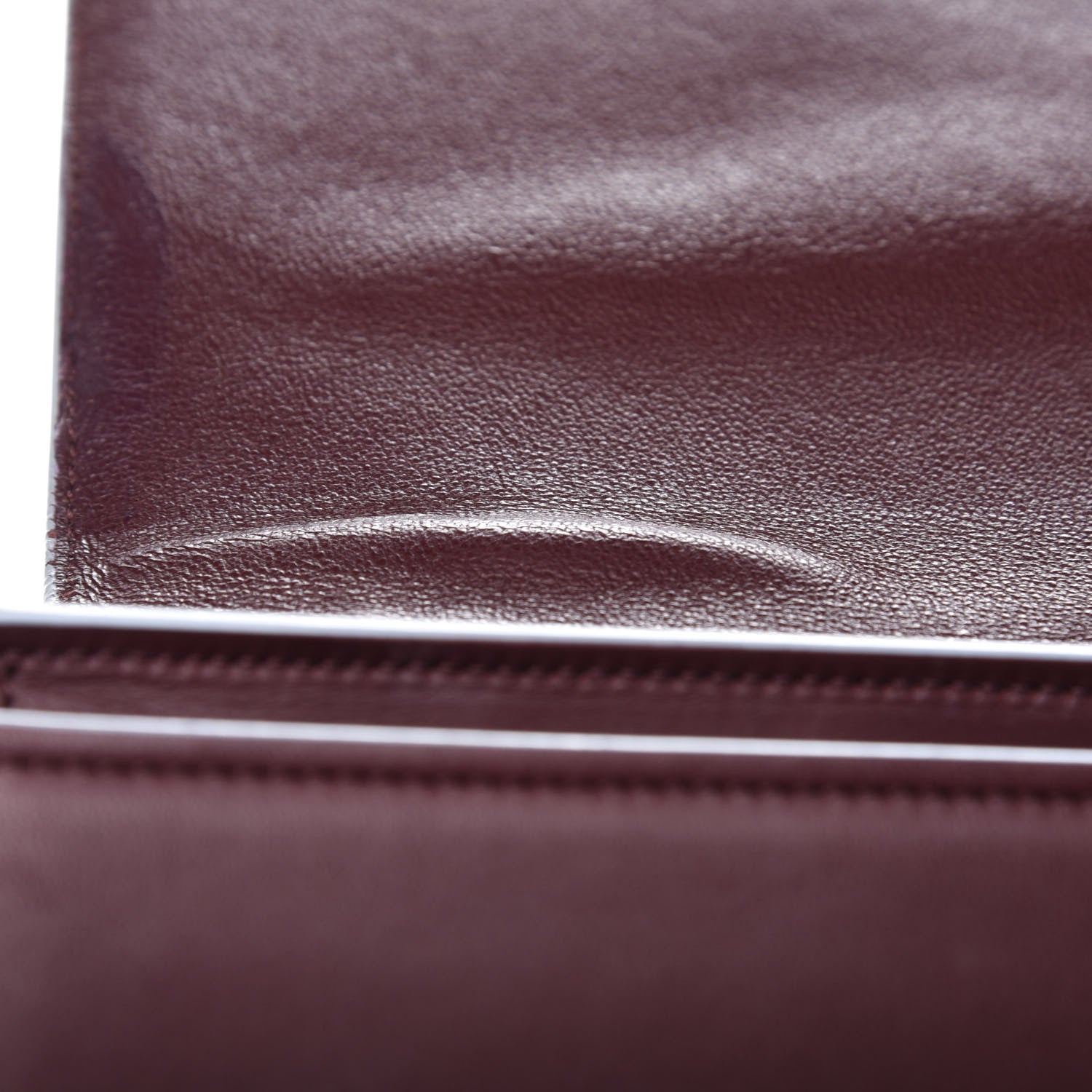 Celine Smooth Calfskin Small Bi-Color Trapeze Burgundy Azur 12 of 17