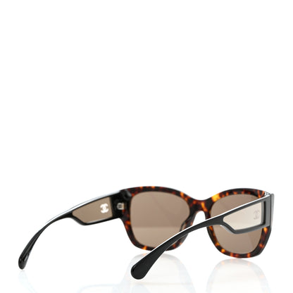 Chanel Acetate Butterfly Signature CC Sunglasses 5429-A Dark Tortoise 4 of 8
