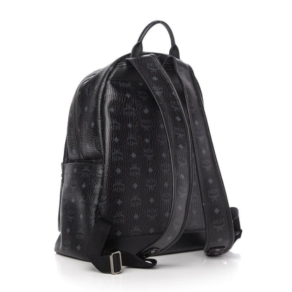 MCM Visetos Medium Stark Backpack Black 3 of 9