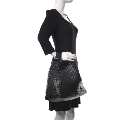Bottega Veneta Nappa Intrecciato Sloane Hobo Black 2 of 14