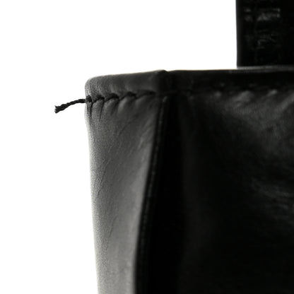 Bottega Veneta Paper Calfskin Intreccio Cassette Belt Bag Black 11 of 11
