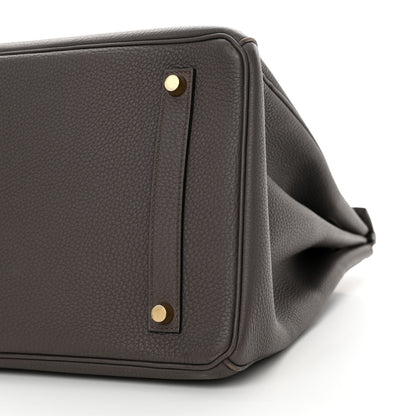 Hermes Togo BIRKIN 35 Etain 10 of 11
