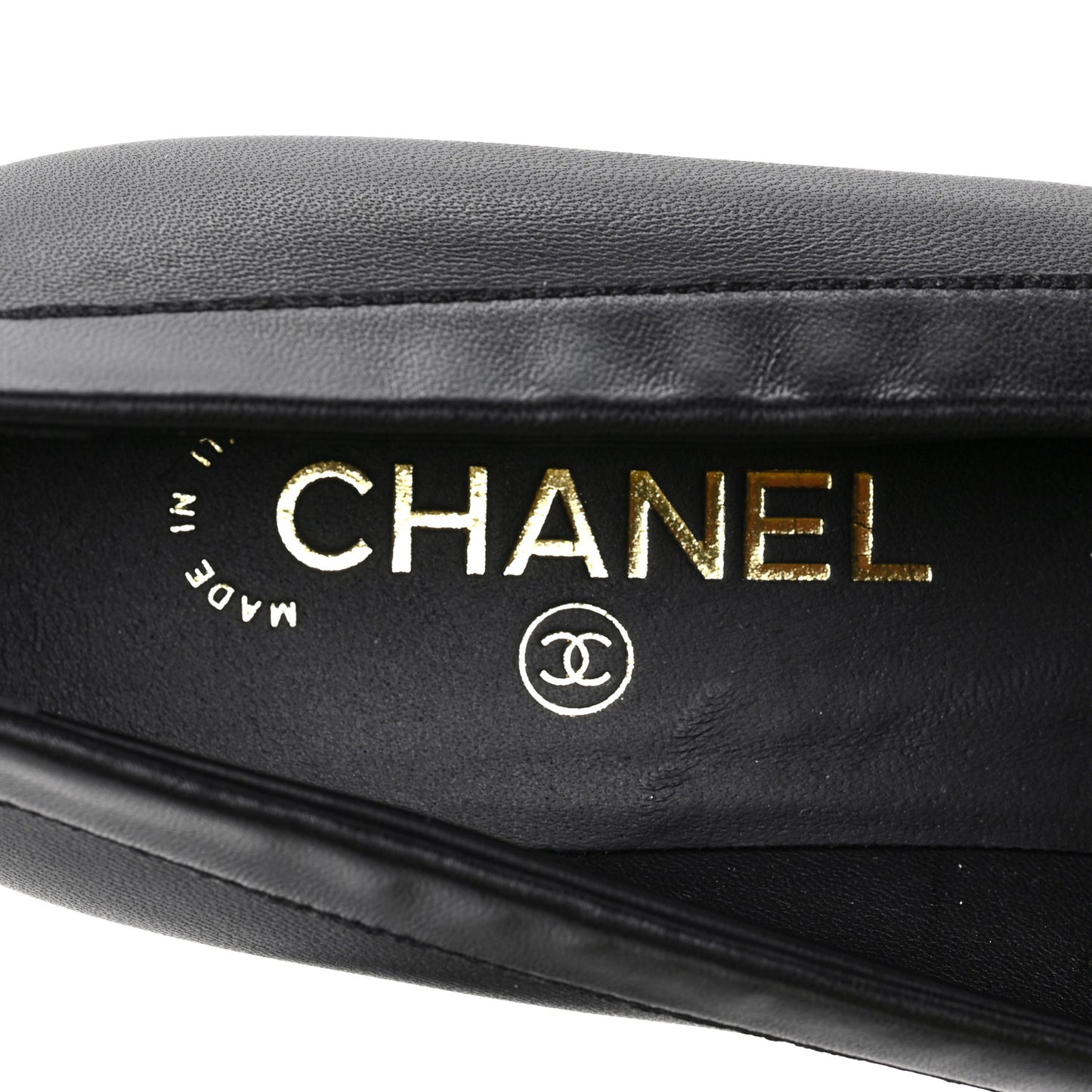 Lambskin Pearl Crystal Quilted CC Loafers 40 Black