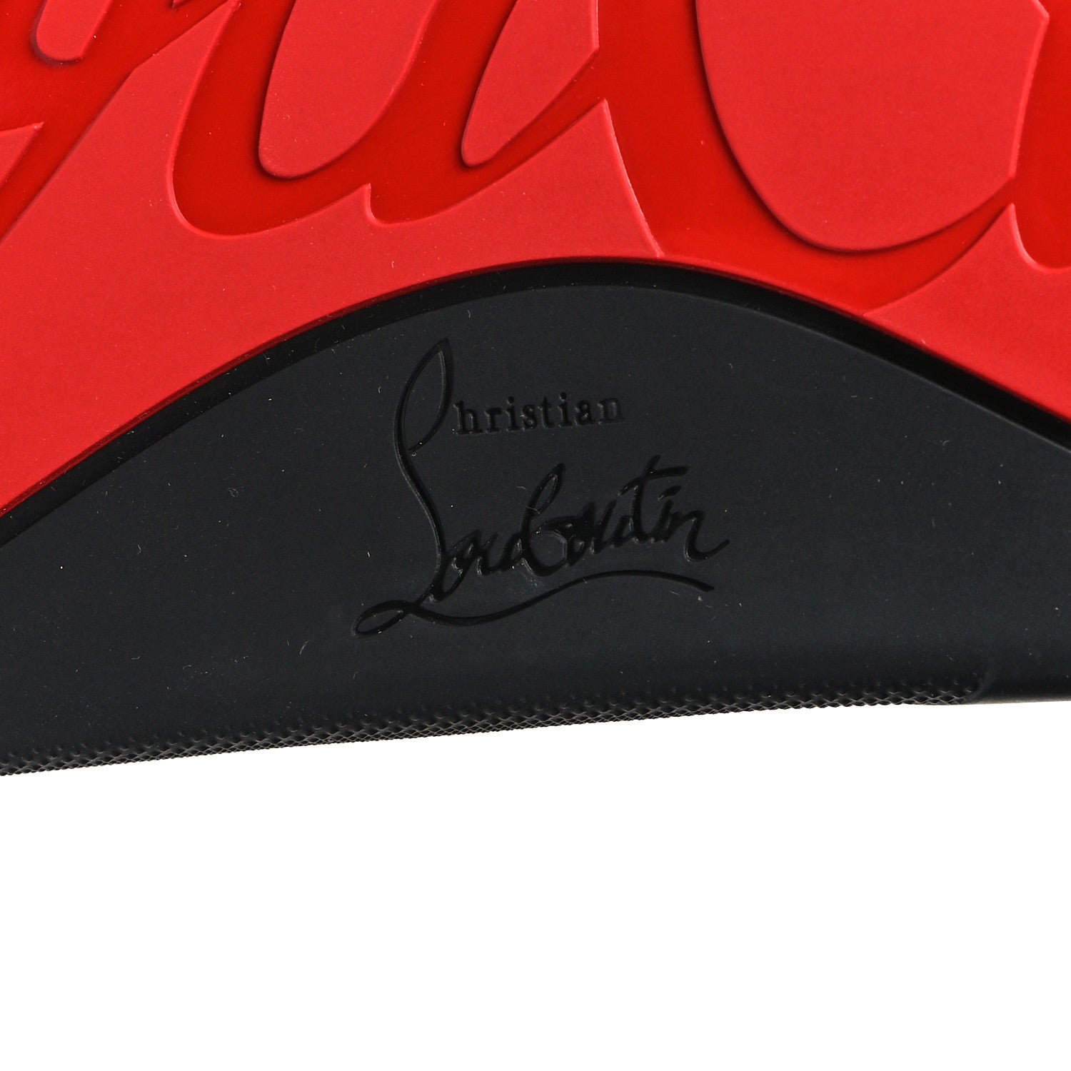 Christian Louboutin Calfskin Studded Mens Pool Fun Platform Flat Slide Sandals 45 Black 7 of 10