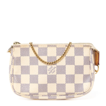 Louis Vuitton Damier Azur Mini Pochette Accessories 1 of 10