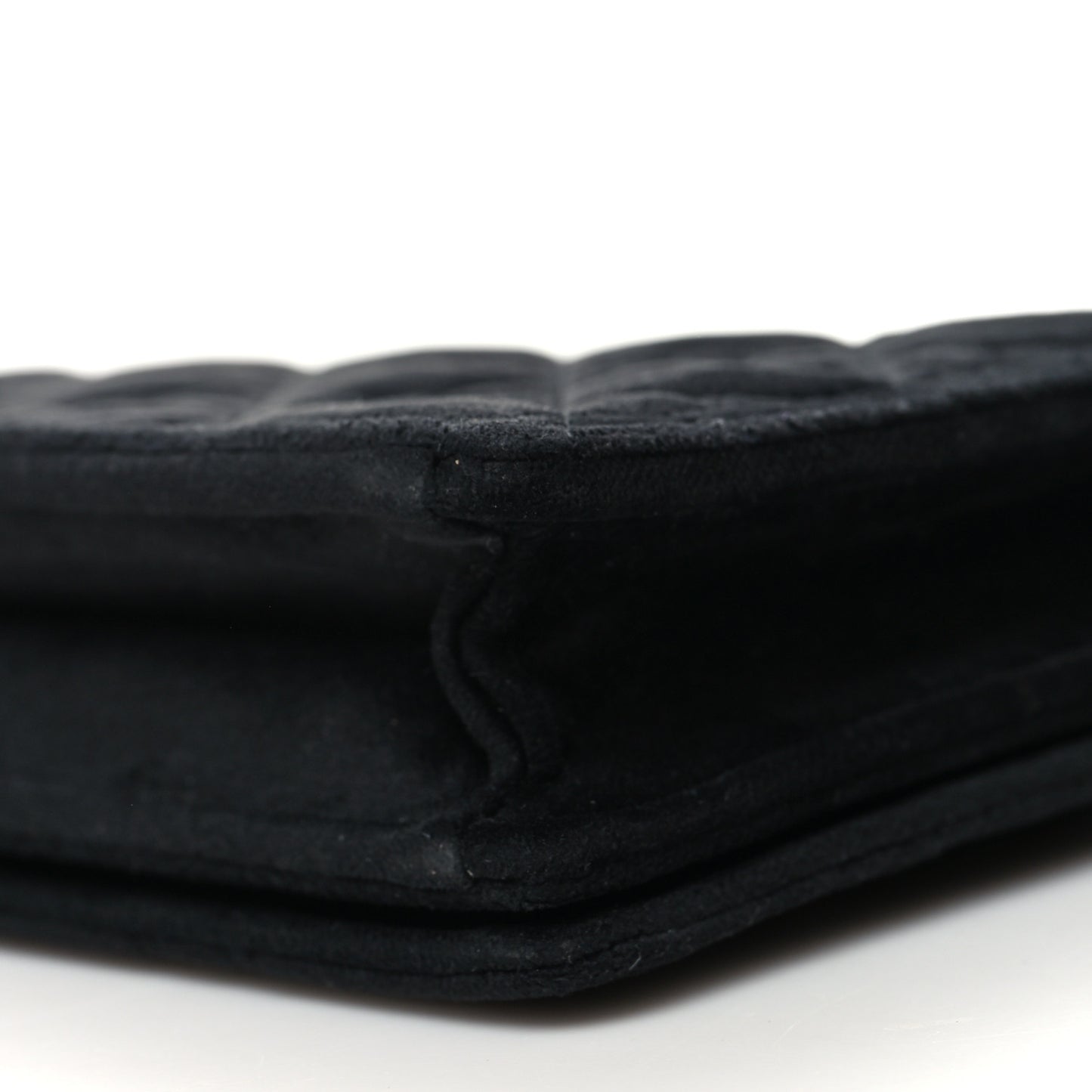 Velvet Cannage Lady Dior Convertible Clutch Black