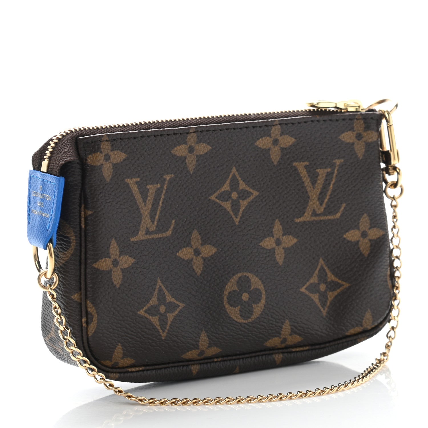 Louis Vuitton Monogram 2019 Christmas Animation Mini Venice Pochette Accessories Blue 3 of 8