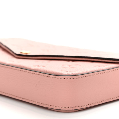 Louis Vuitton Empreinte Pochette Felicie Chain Wallet Rose Poudre 10 of 10