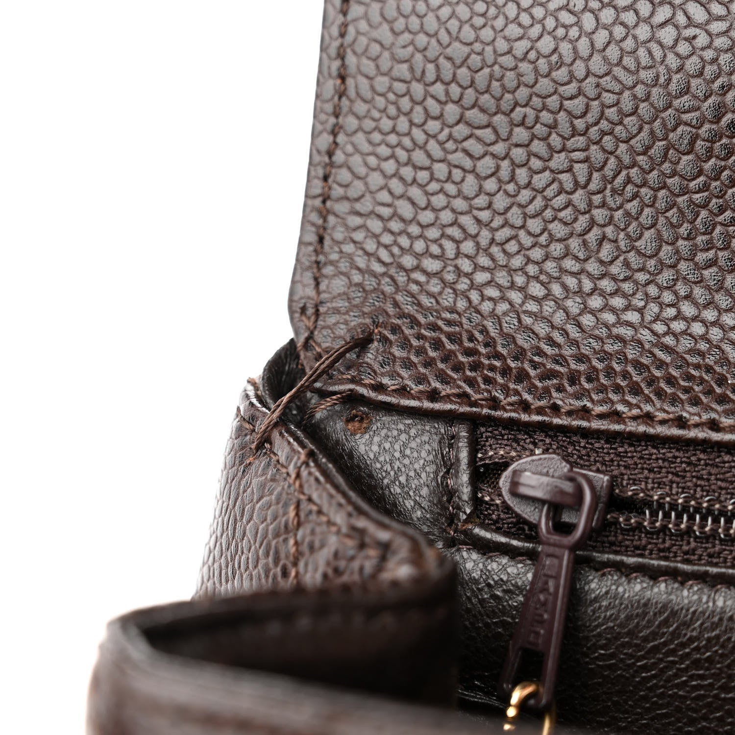 Chanel Caviar Quilted Jumbo Kelly Flap Brown 10 of 10