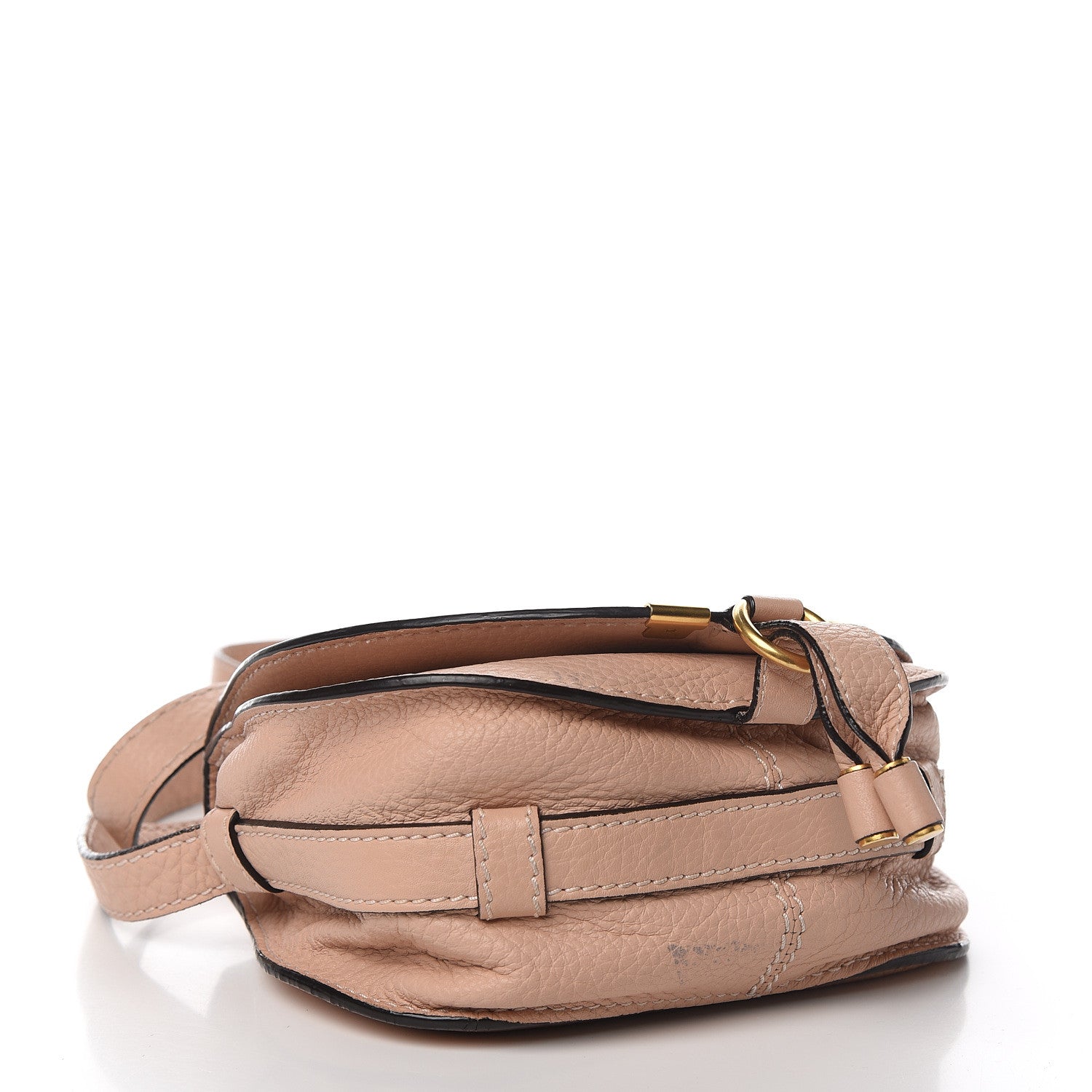 Chloe Calfskin Mini Marcie Round Crossbody Bag Blush Nude 3 of 14